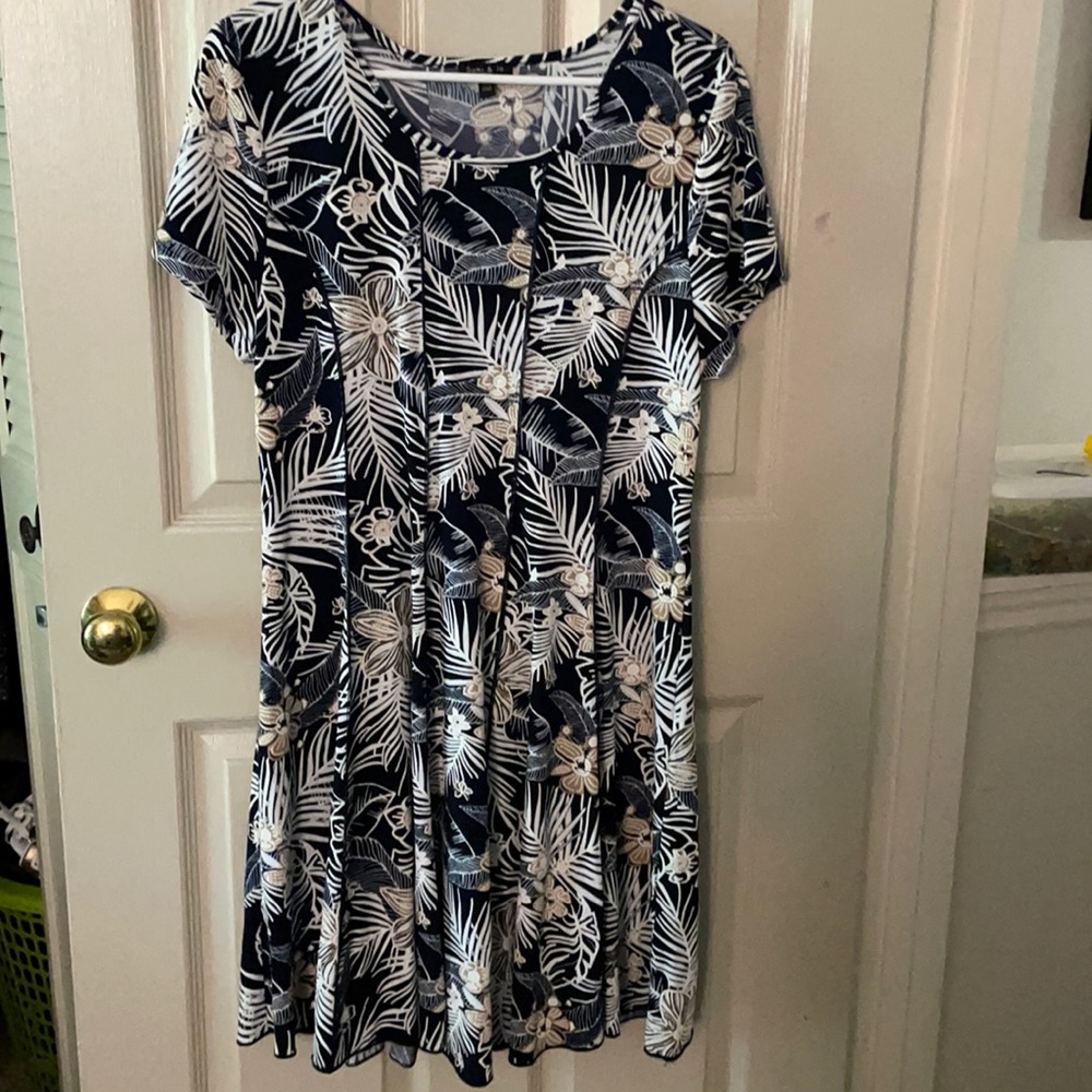 Floral flare dress